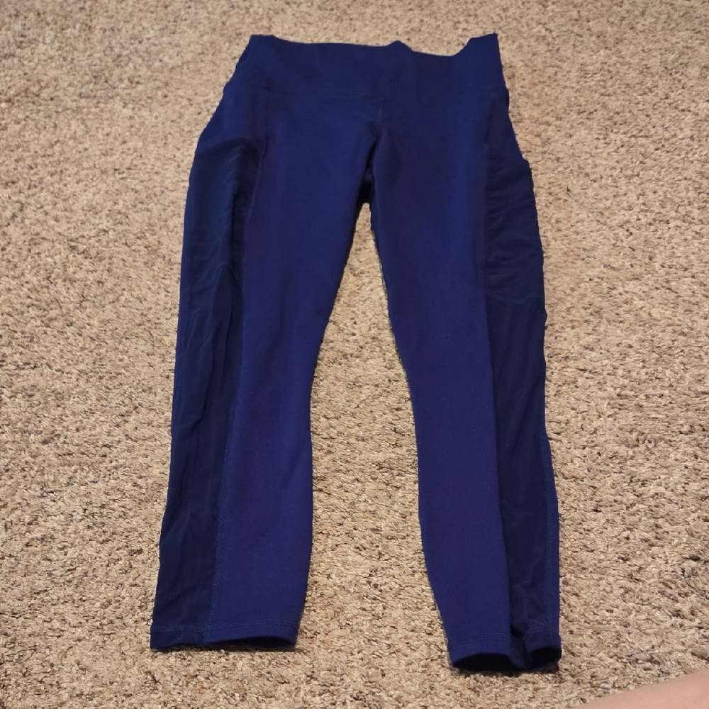 Fabletics Powerhold Deep Blue Leggings